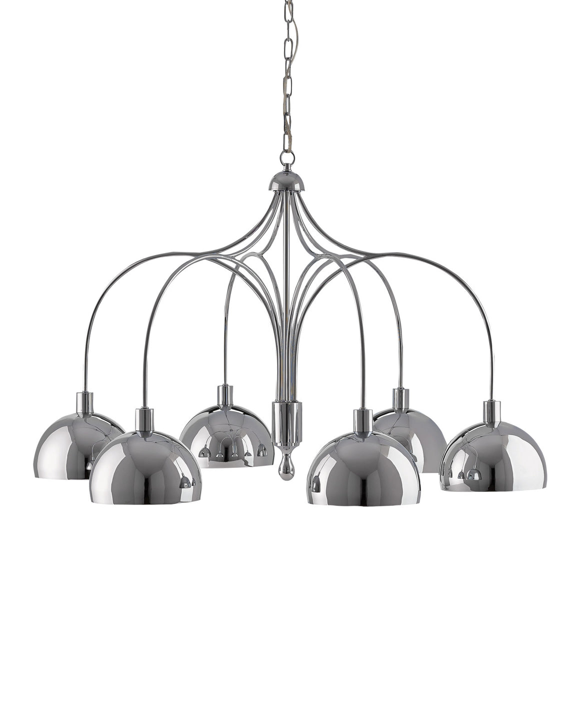 Gambol Nickel Chandelier