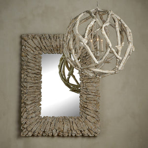 Beachhead Whitewash Rectangular Mirror