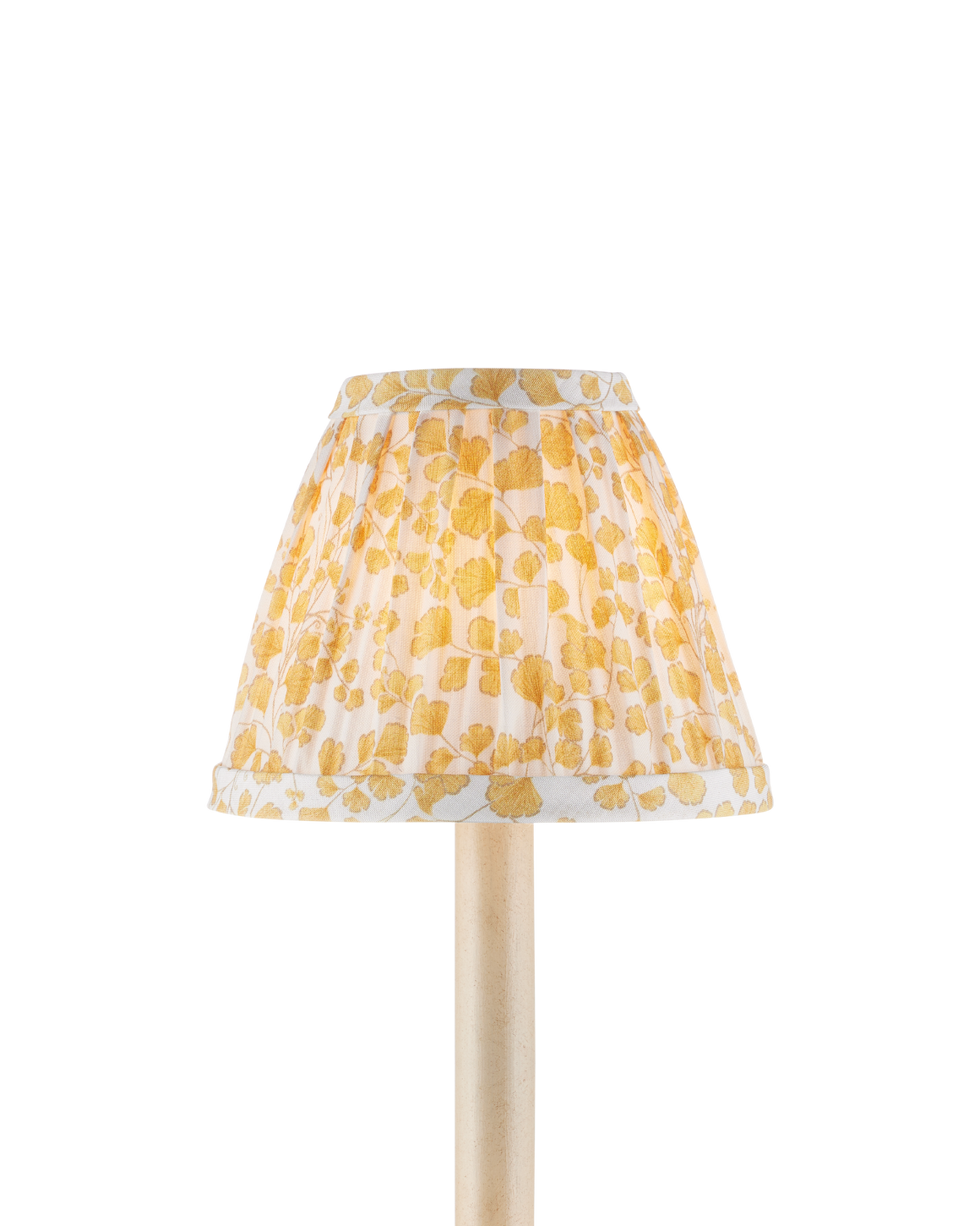 Maiden Fern Yellow Tapered Chandelier Shade