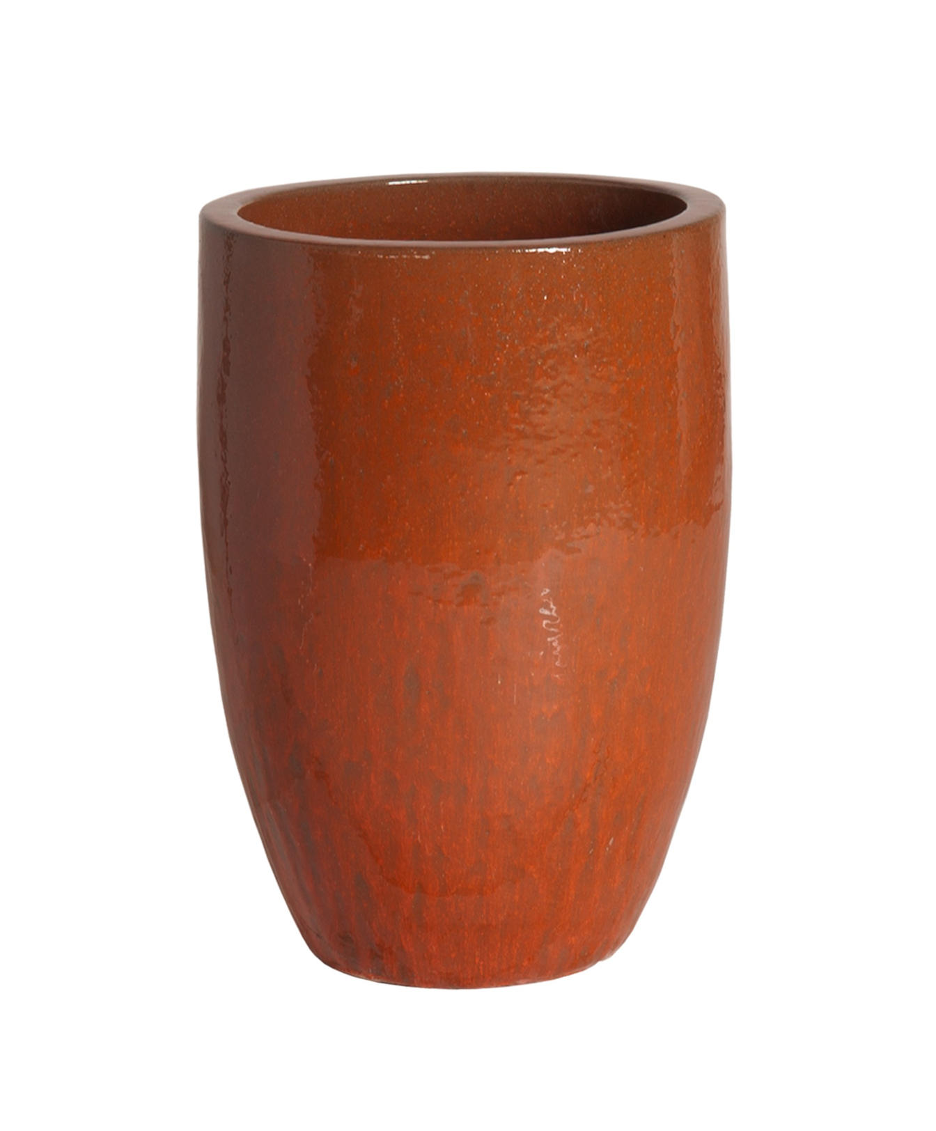 Small Tall Paprika Round Planter