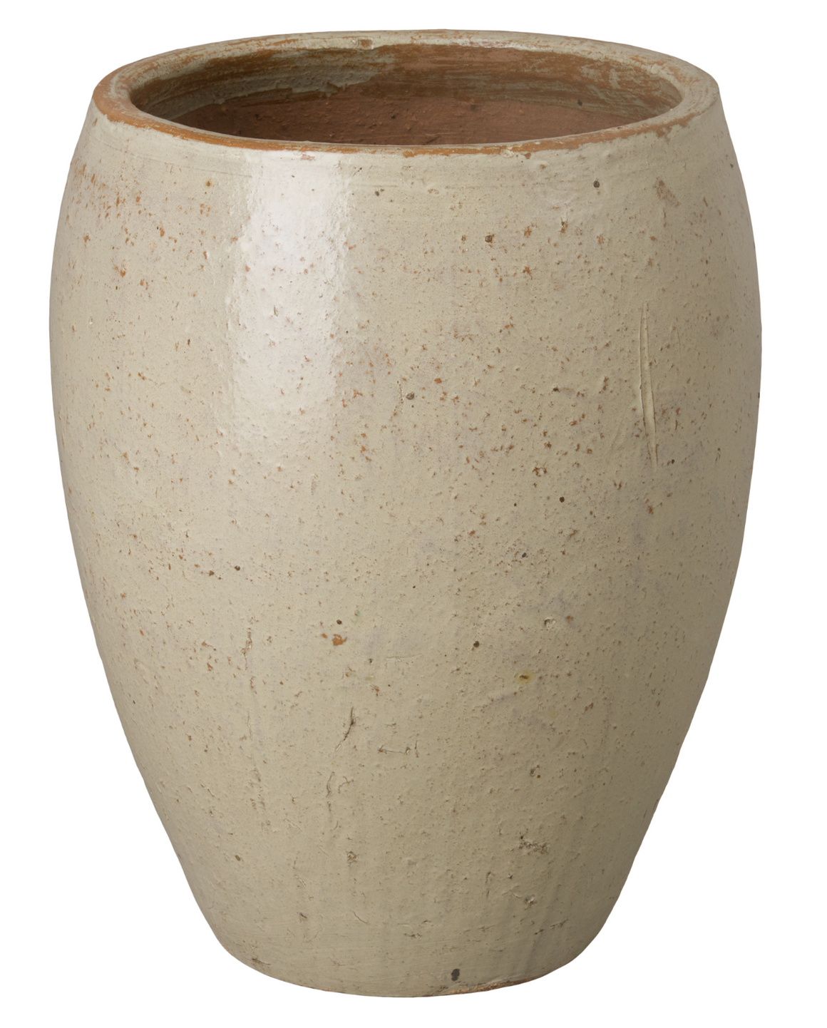 Large Arc Tropical Sand Ceramic Planter