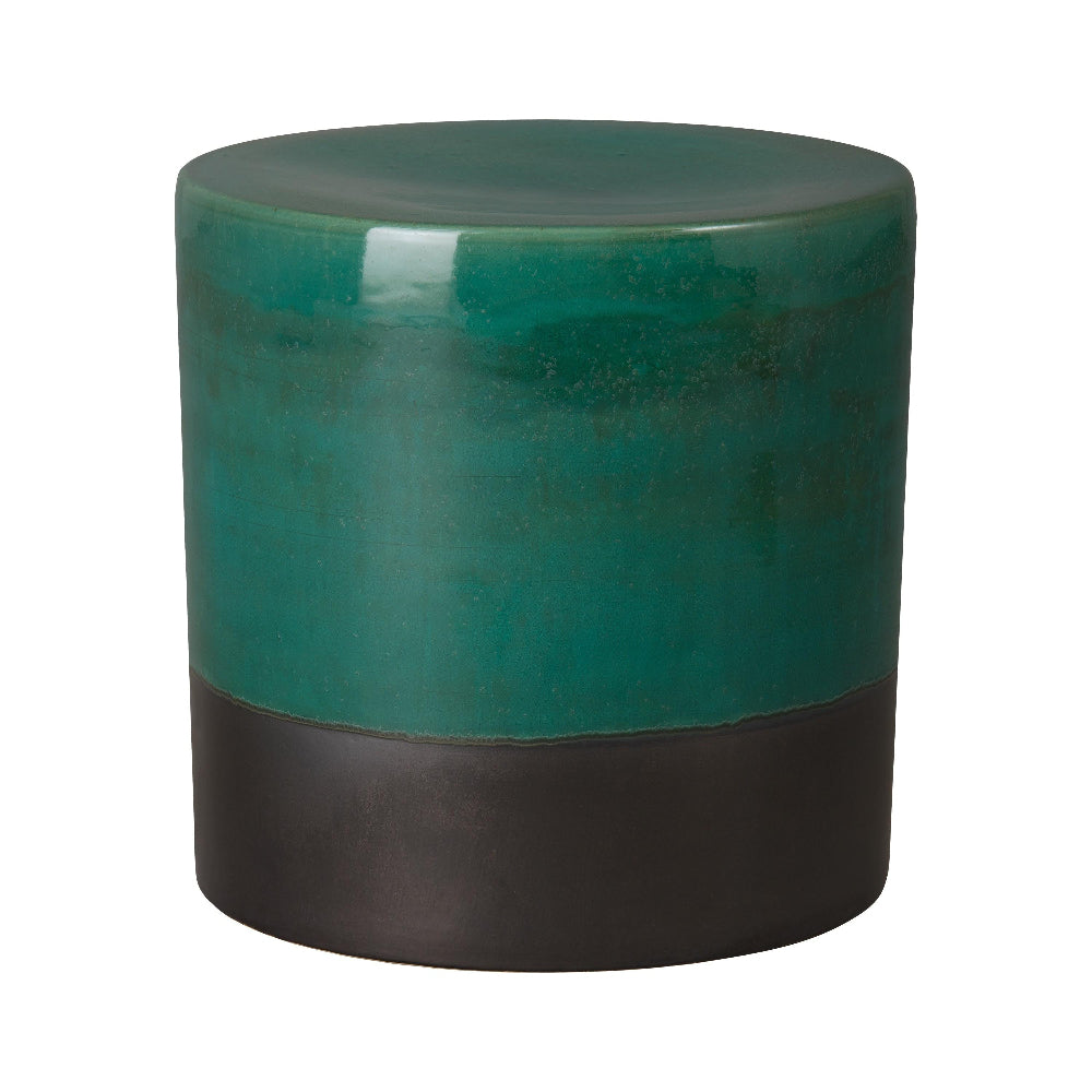 18" Two-Tone Garden Stool - Green