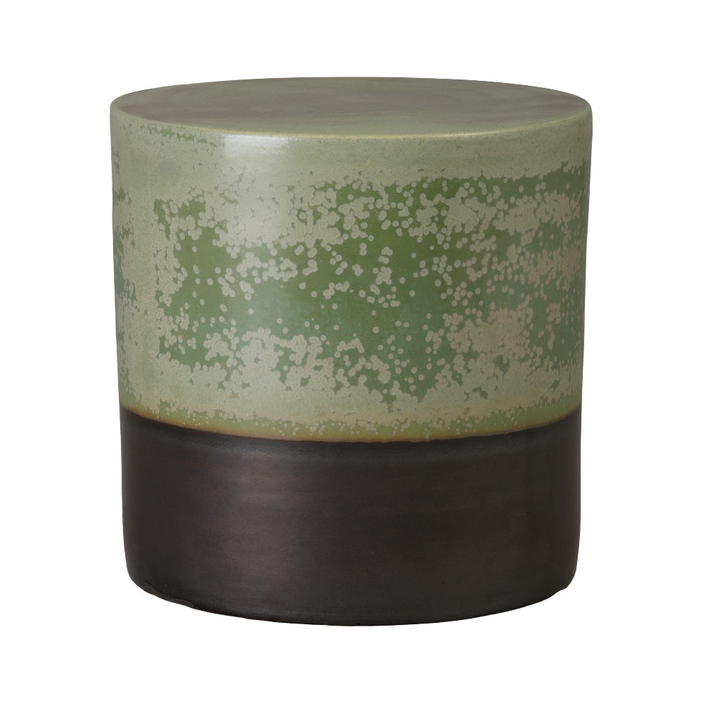 18" Two-Tone Garden Stool - Green Speckle