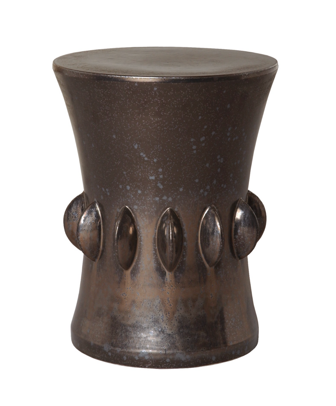 Small Gunmetal Jewel Garden Stool