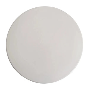 18" Round Ceramic Garden Stool- White