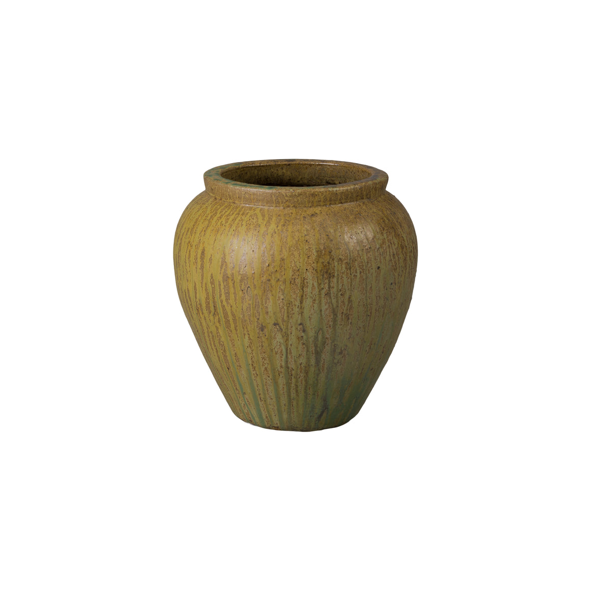 Urge 14 in. Distressed Antique Ceramic Planter