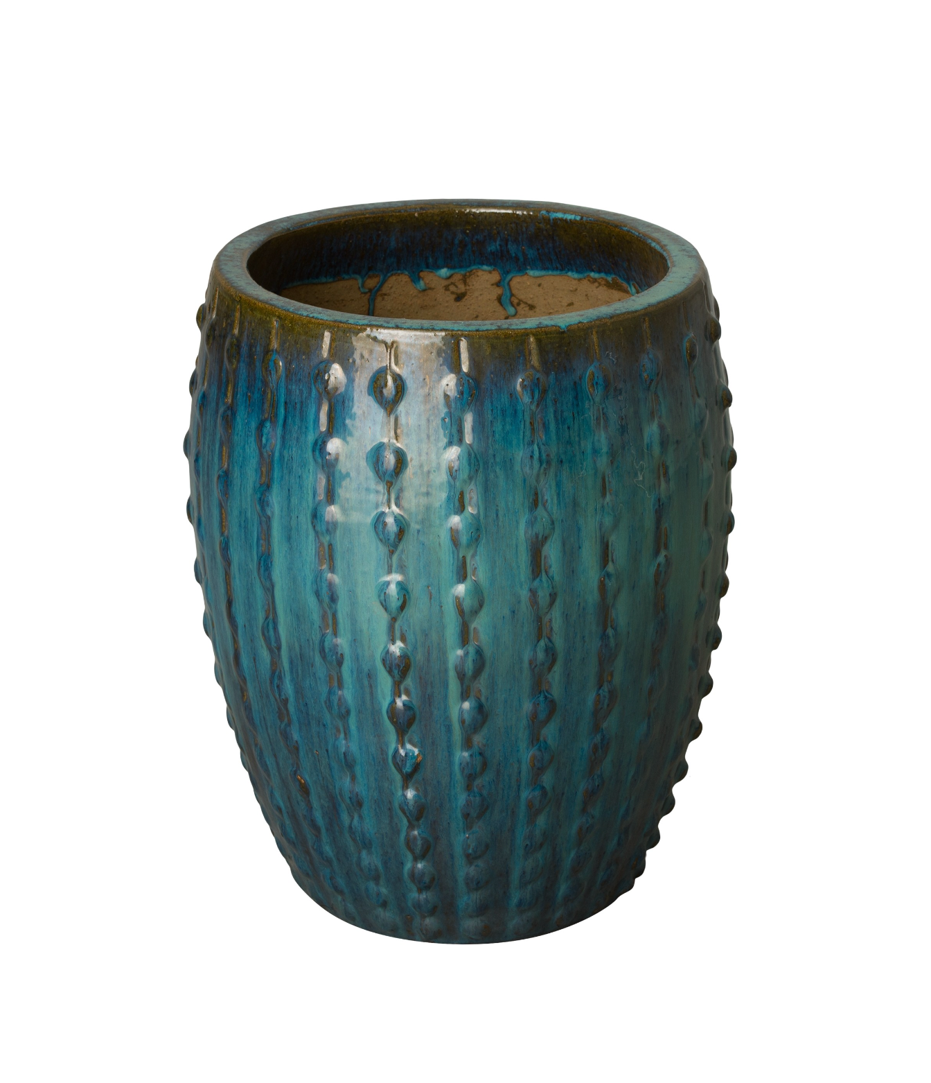 Medium Teal Stud Planter