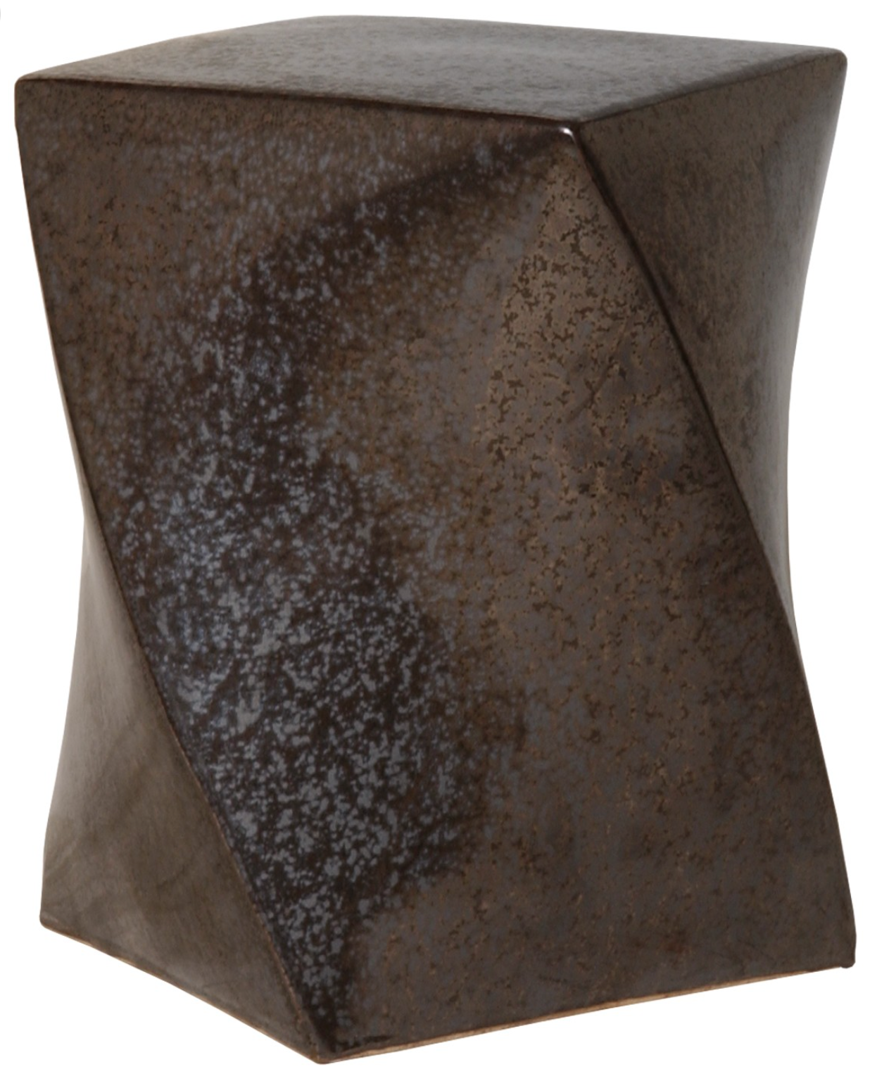 Gunmetal Twist Garden Stool