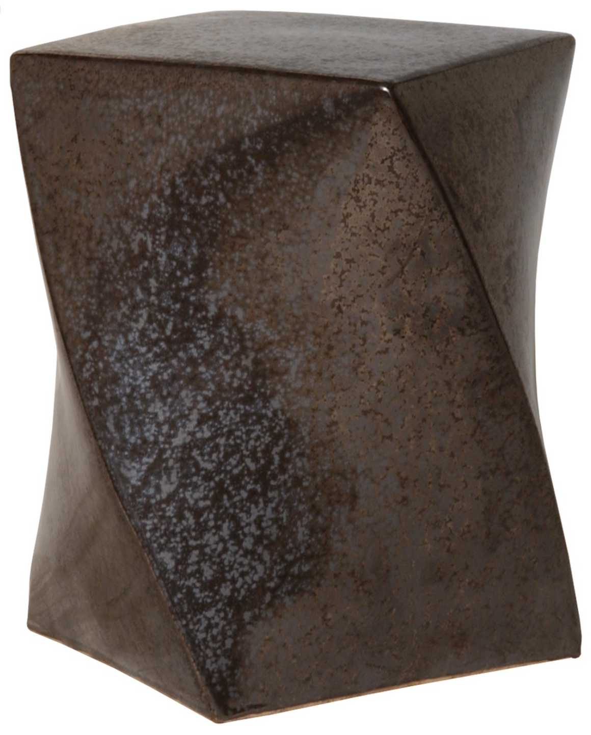 Gunmetal Twist Garden Stool