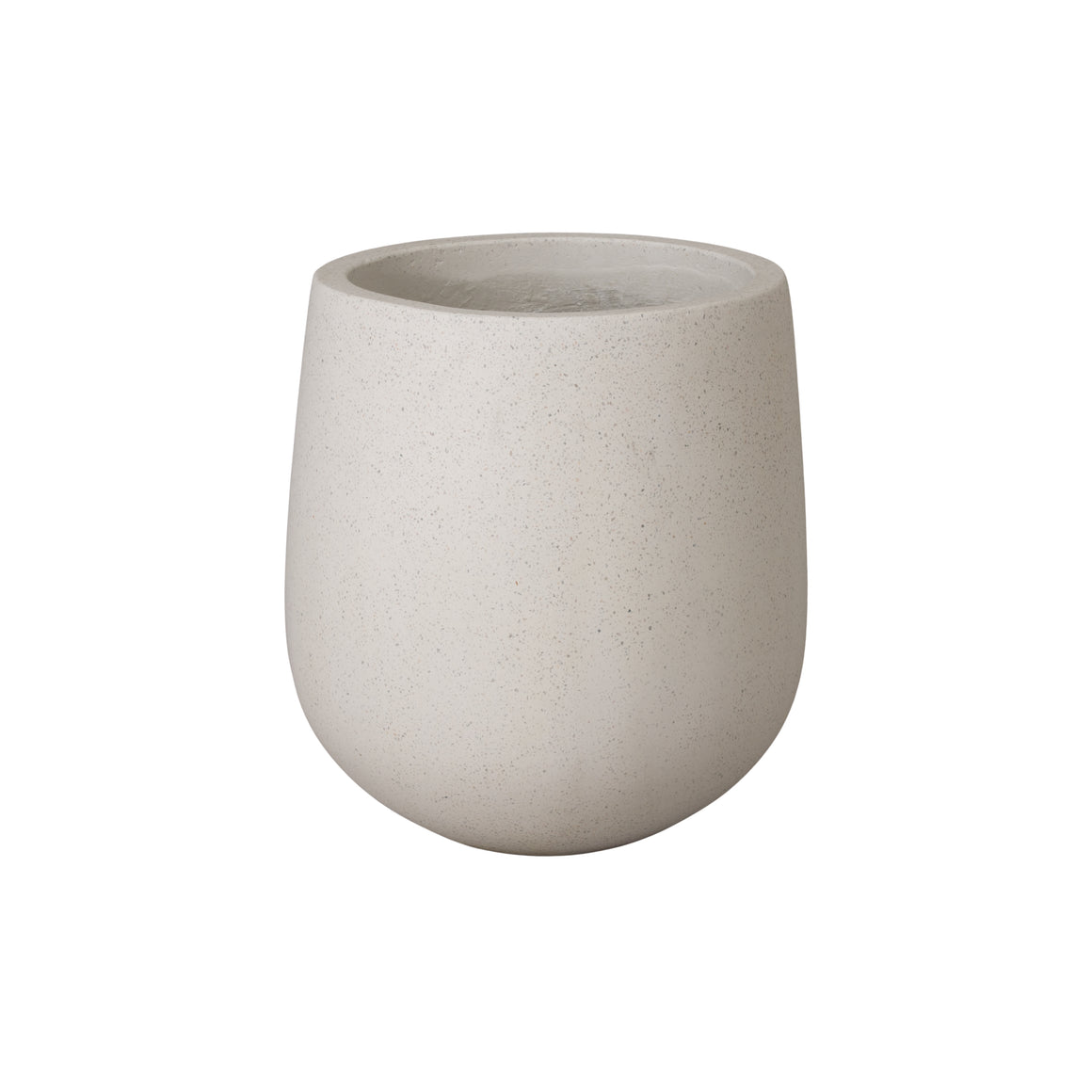 Small Opus White Terrazzo Planter