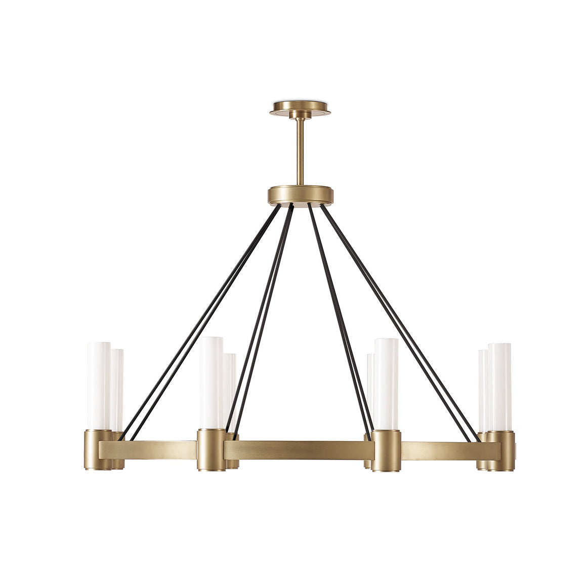 Dixon Chandelier (Natural Brass)