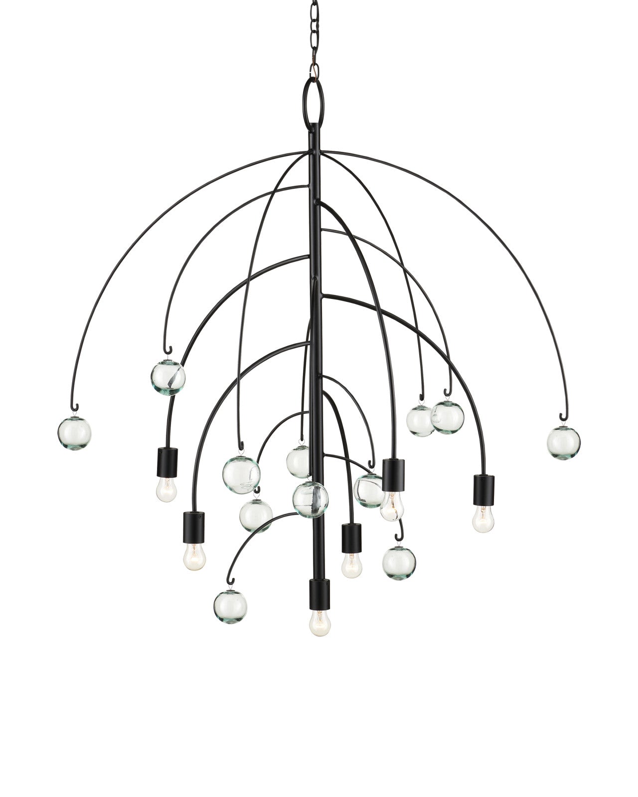 Factotum Black Chandelier