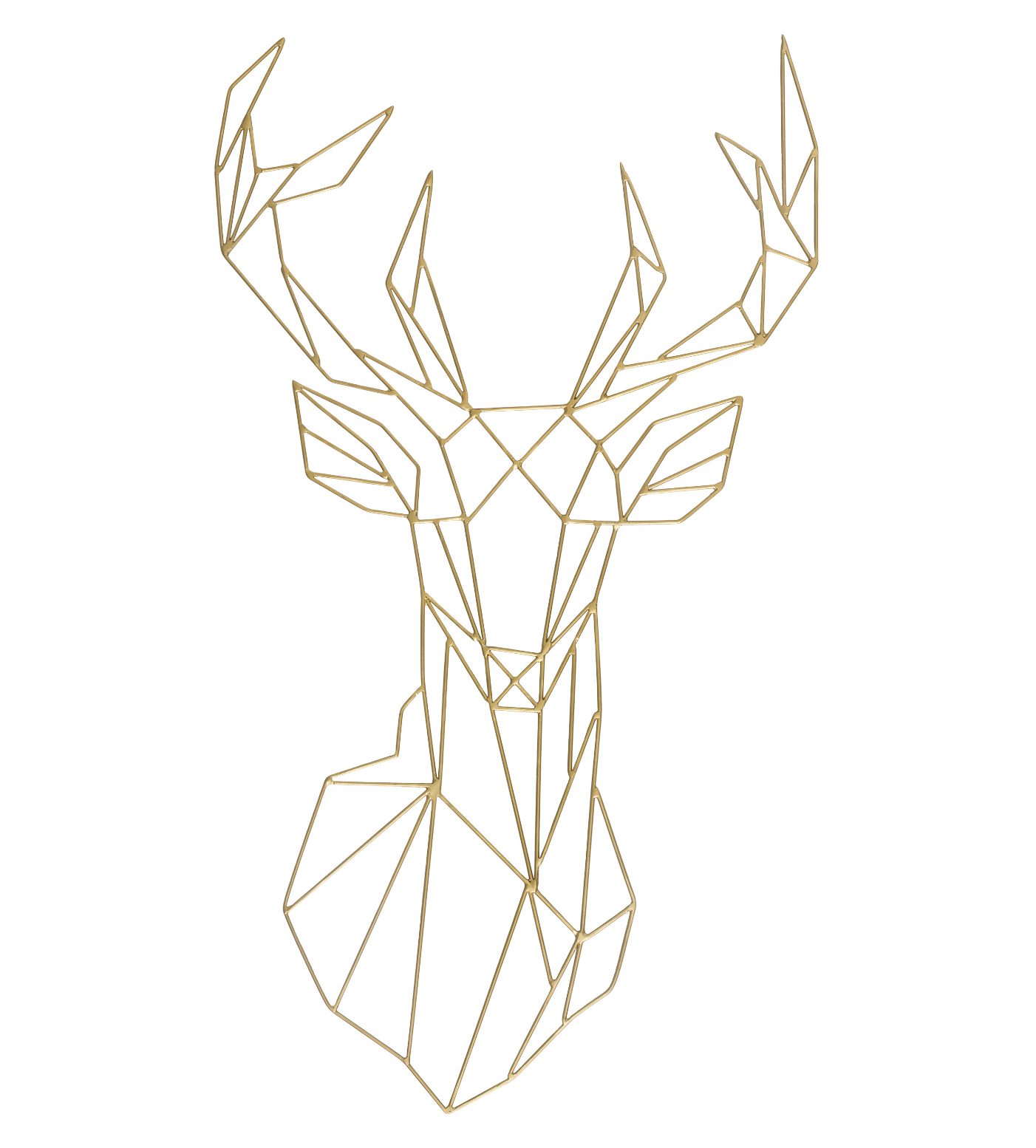 Gold Deer Wall Decor