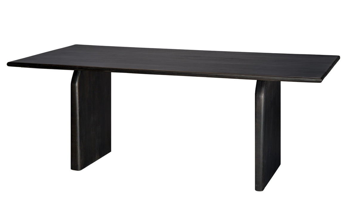 Arc Dining Table - Dark Brown