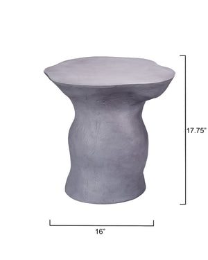 Sculpt Side Table - Stone Grey
