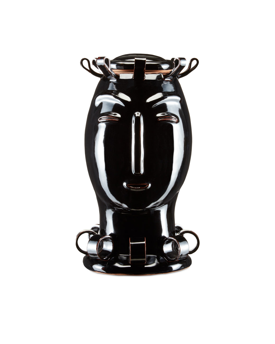 Amara Black Decorative Jar