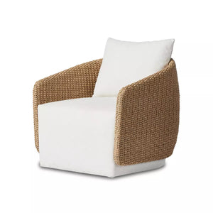 Maven Outdoor Swivel Chair - Alessi Linen