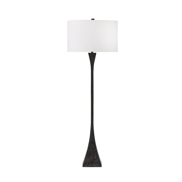 Tapered Forged Floor Lamp-Forged Blk