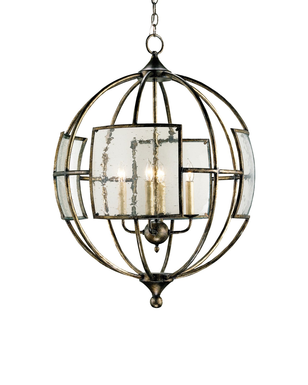 Broxton Bronze Orb Chandelier
