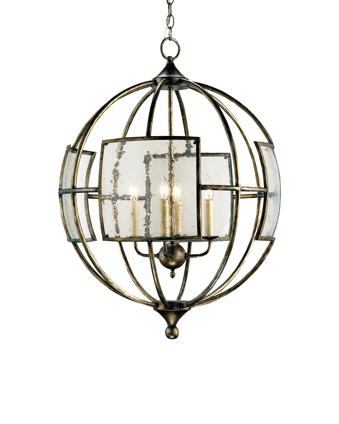 Broxton Bronze Orb Chandelier