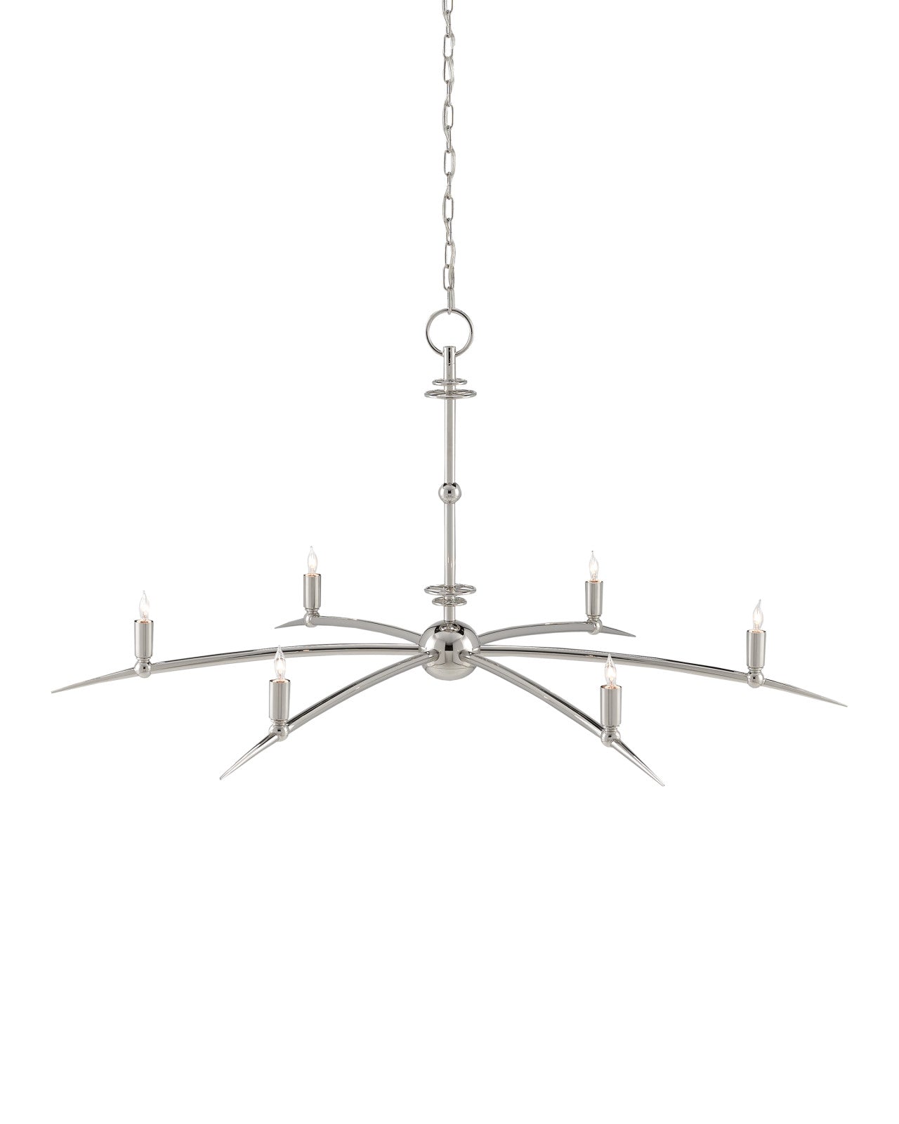 Zelia Nickel Chandelier