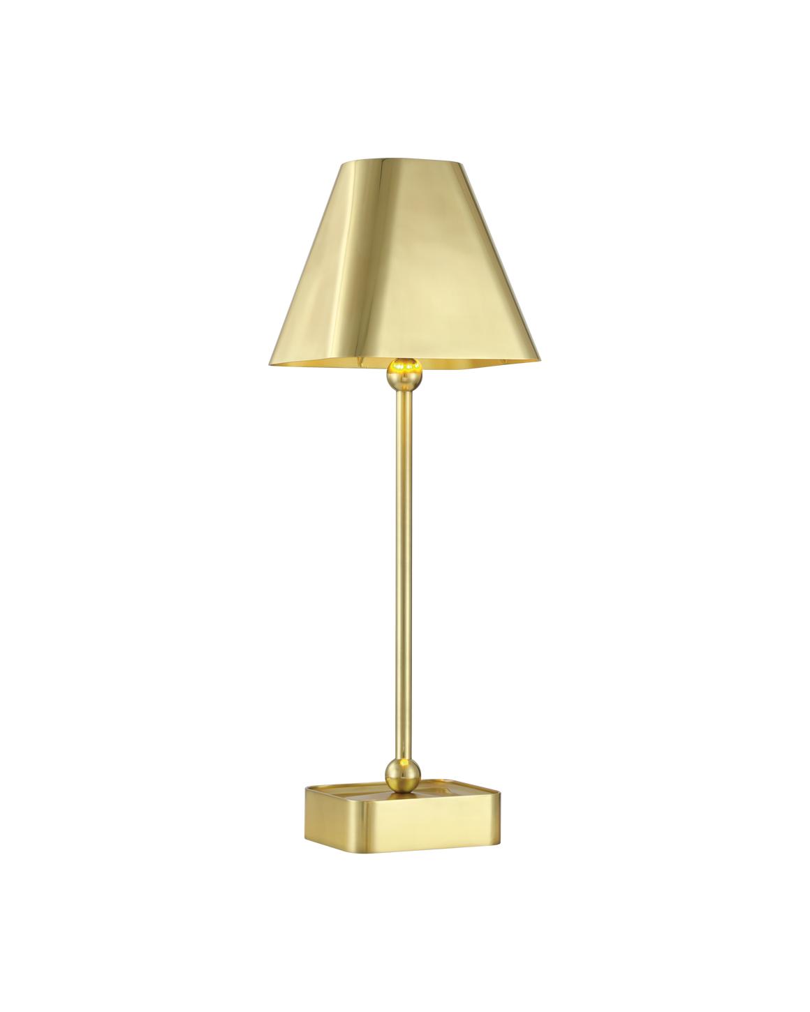 Gadabout Brass Cordless Table Lamp
