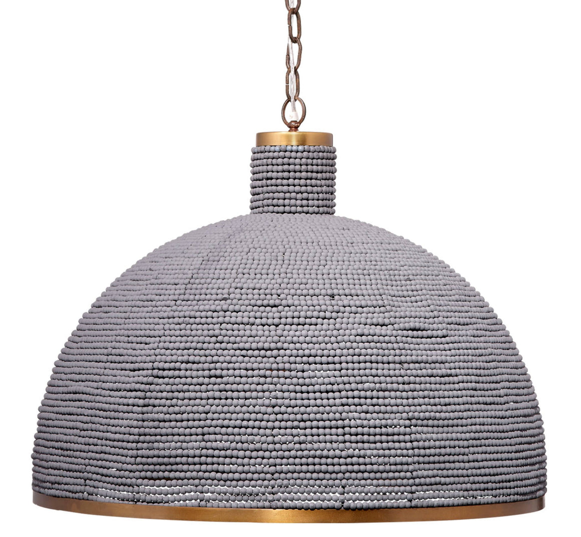 Big Sur 1-Light Beaded Chandelier, Slate Blue