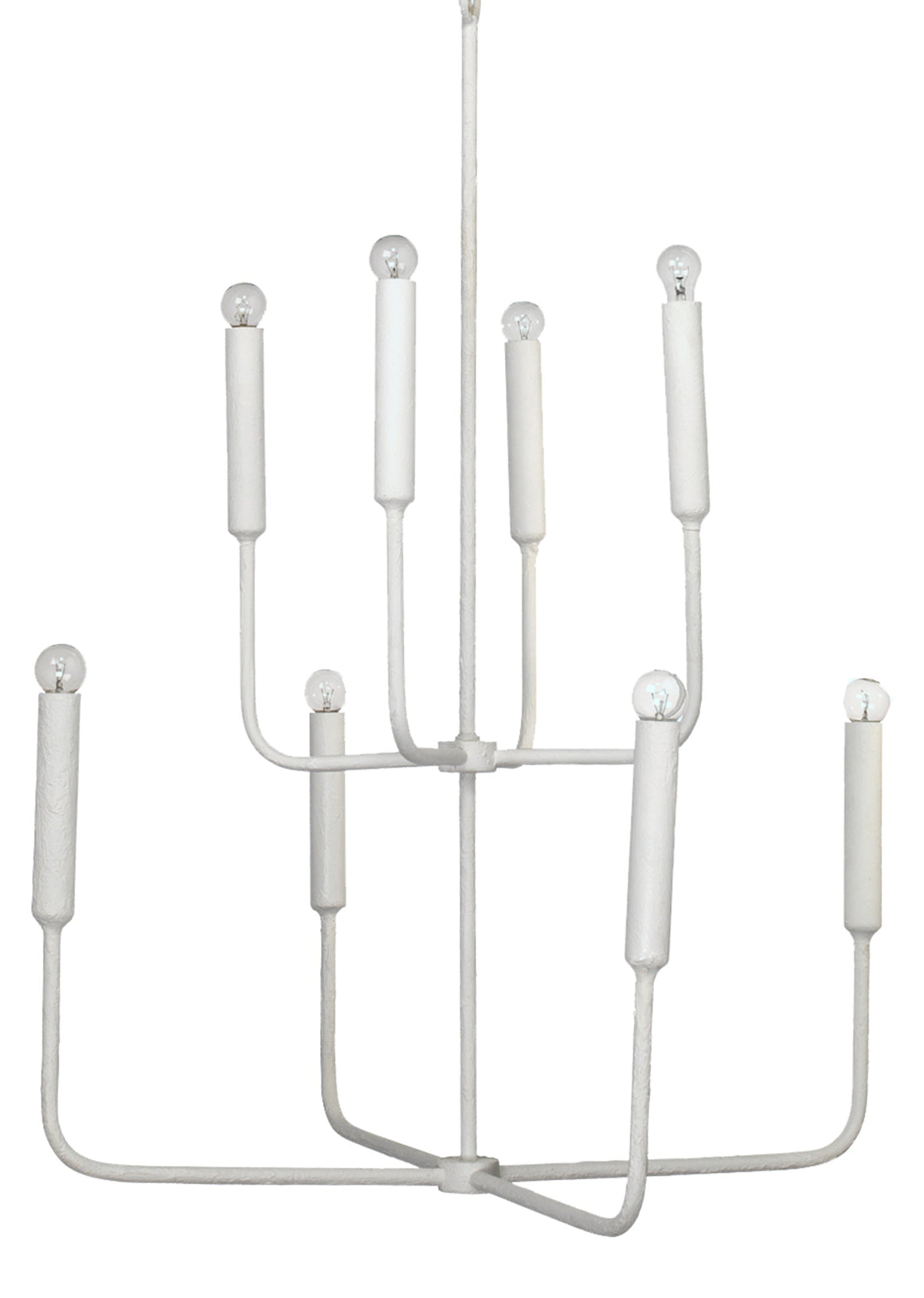 Mercer Two-Tier Gesso Chandelier