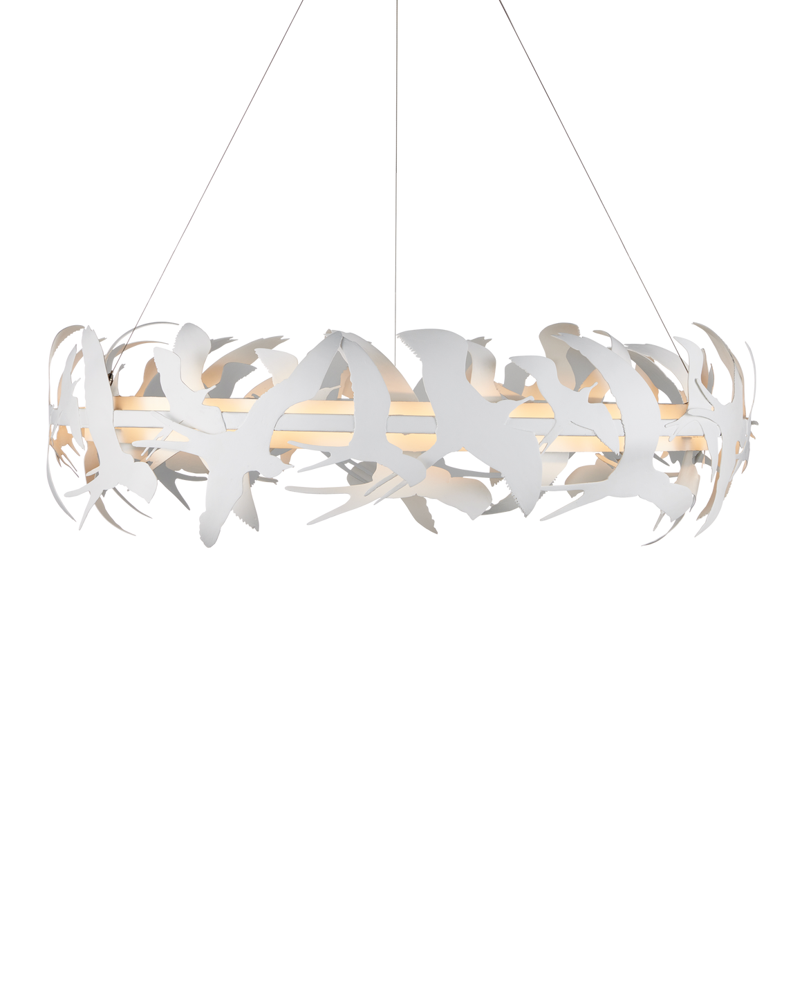 Tijereta White Chandelier