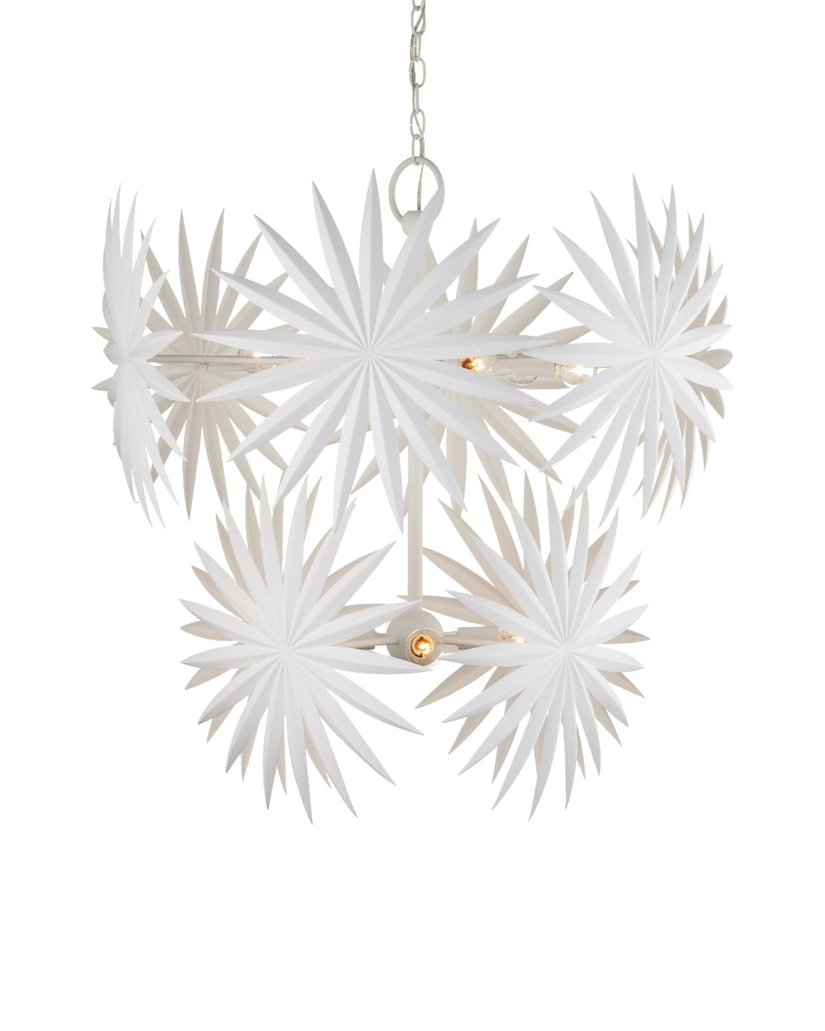 Bismarkia Medium White Chandelier