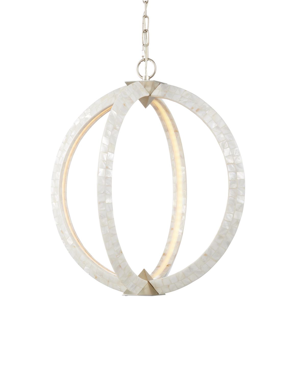Arietta White Orb Chandelier