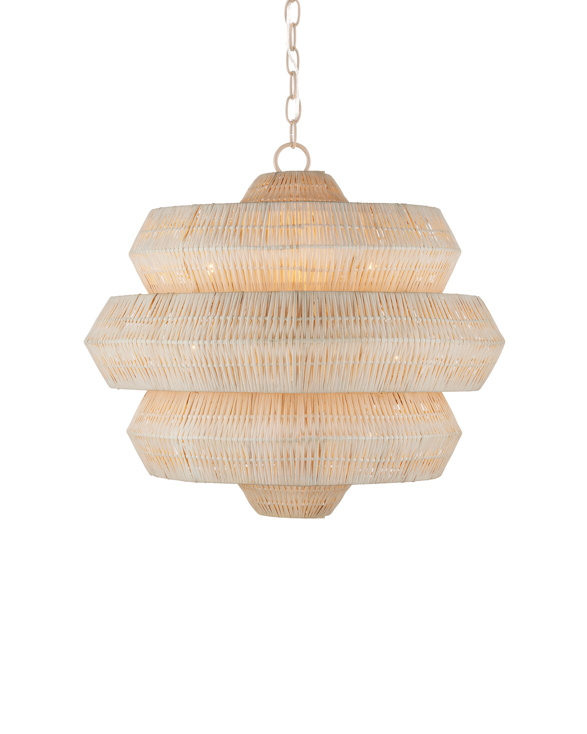 Antibes Small White Chandelier