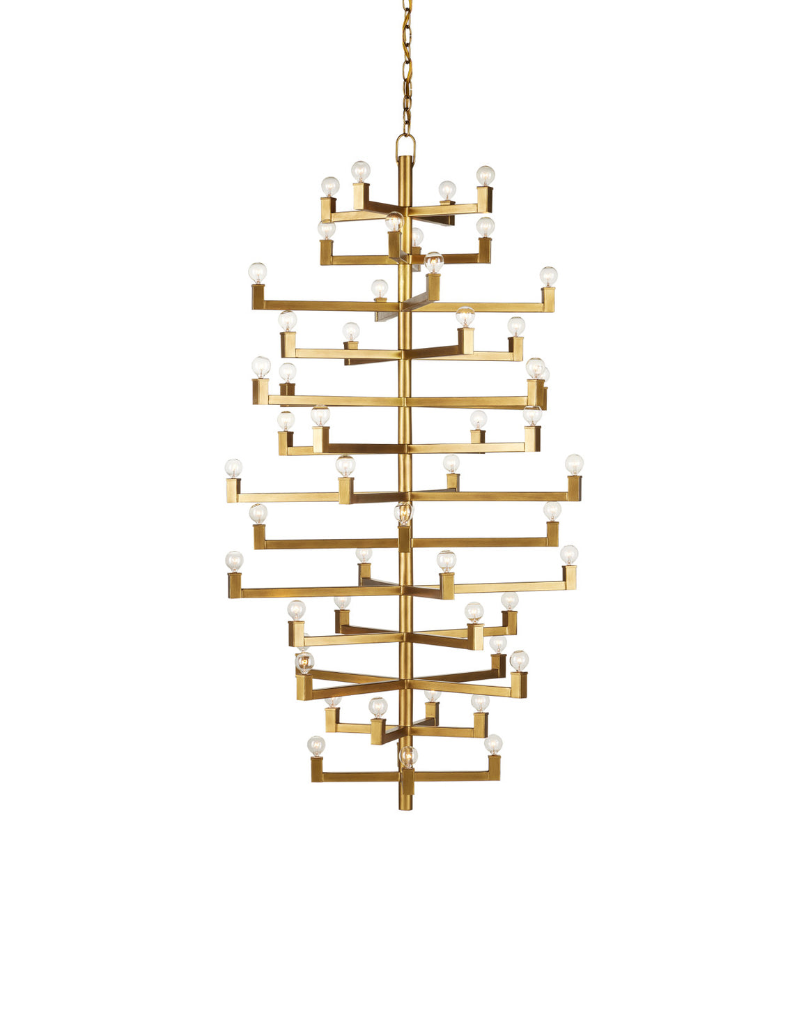 Andre Grande Brass Chandelier