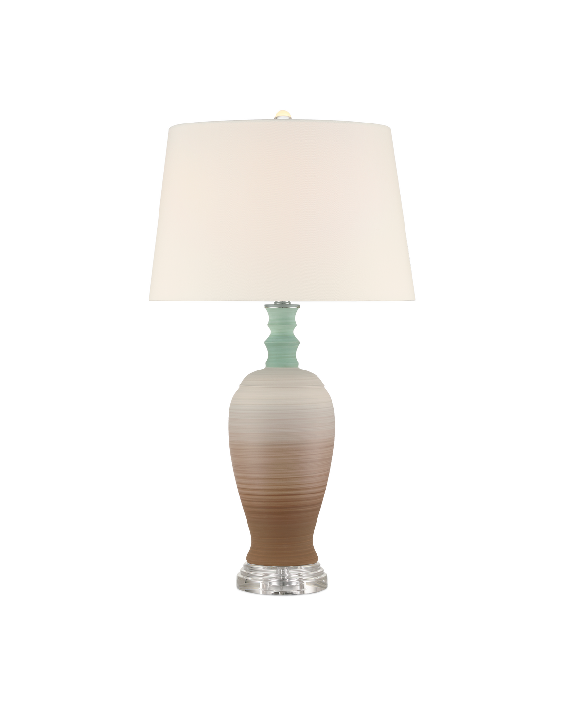 Happy 80's Brown & Pale Blue Table Lamp