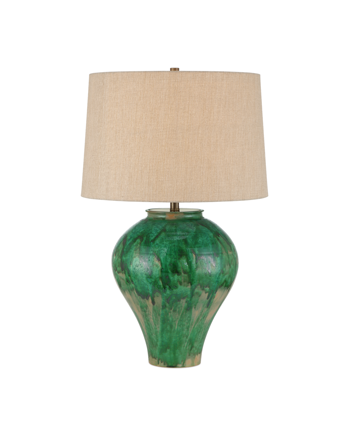 Blarney Green Table Lamp