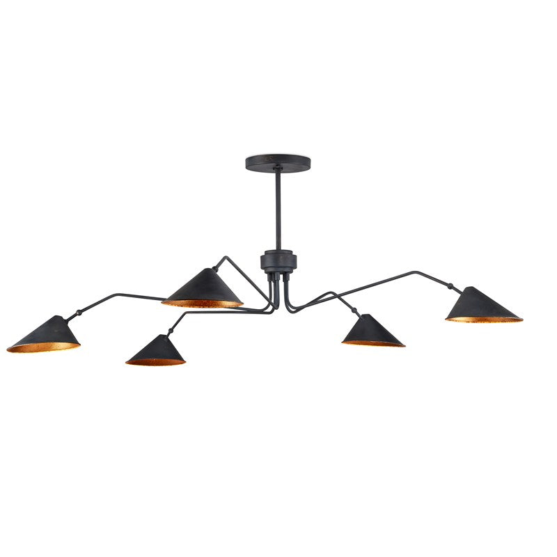 Serpa Black Chandelier