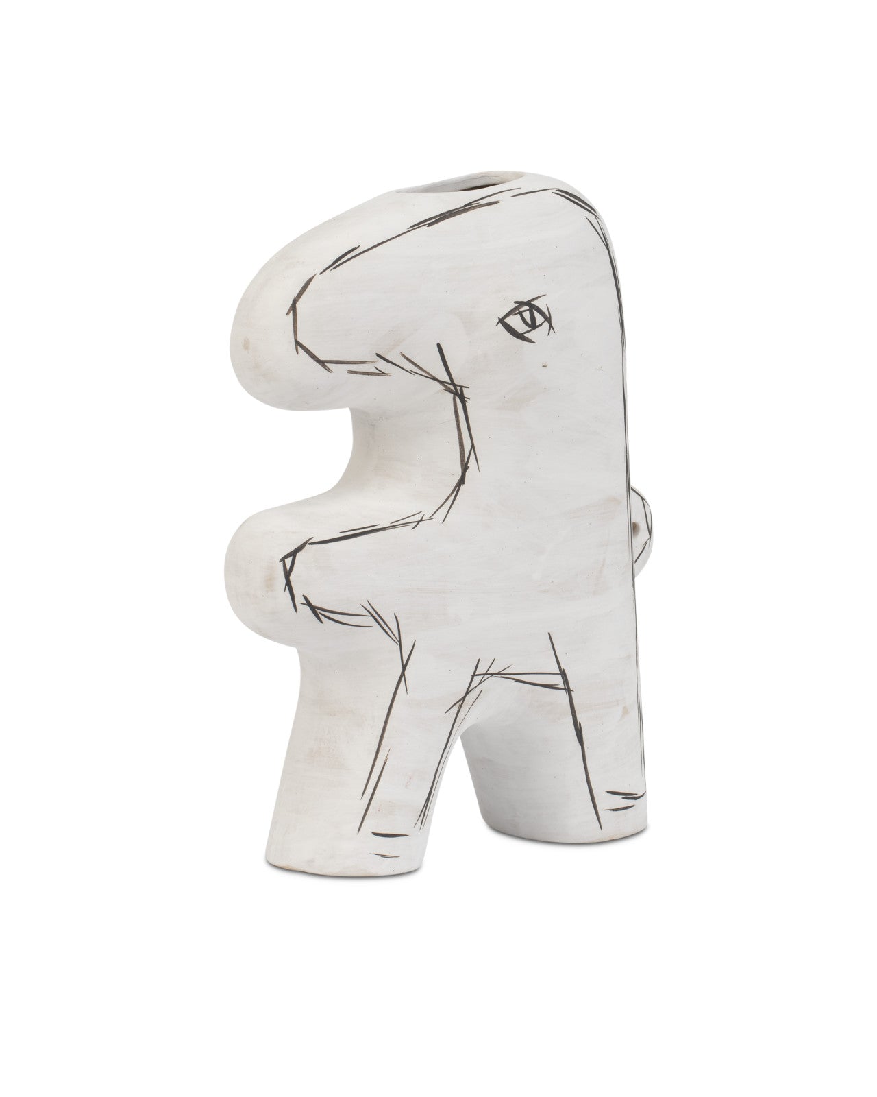 Whimsical White Sculpture