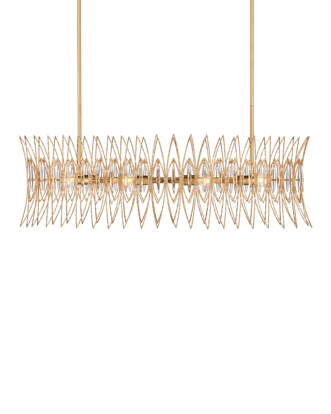 Marquise Oval Gold Chandelier