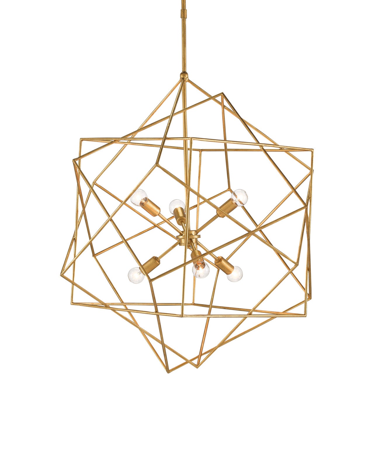 Aerial Gold Chandelier