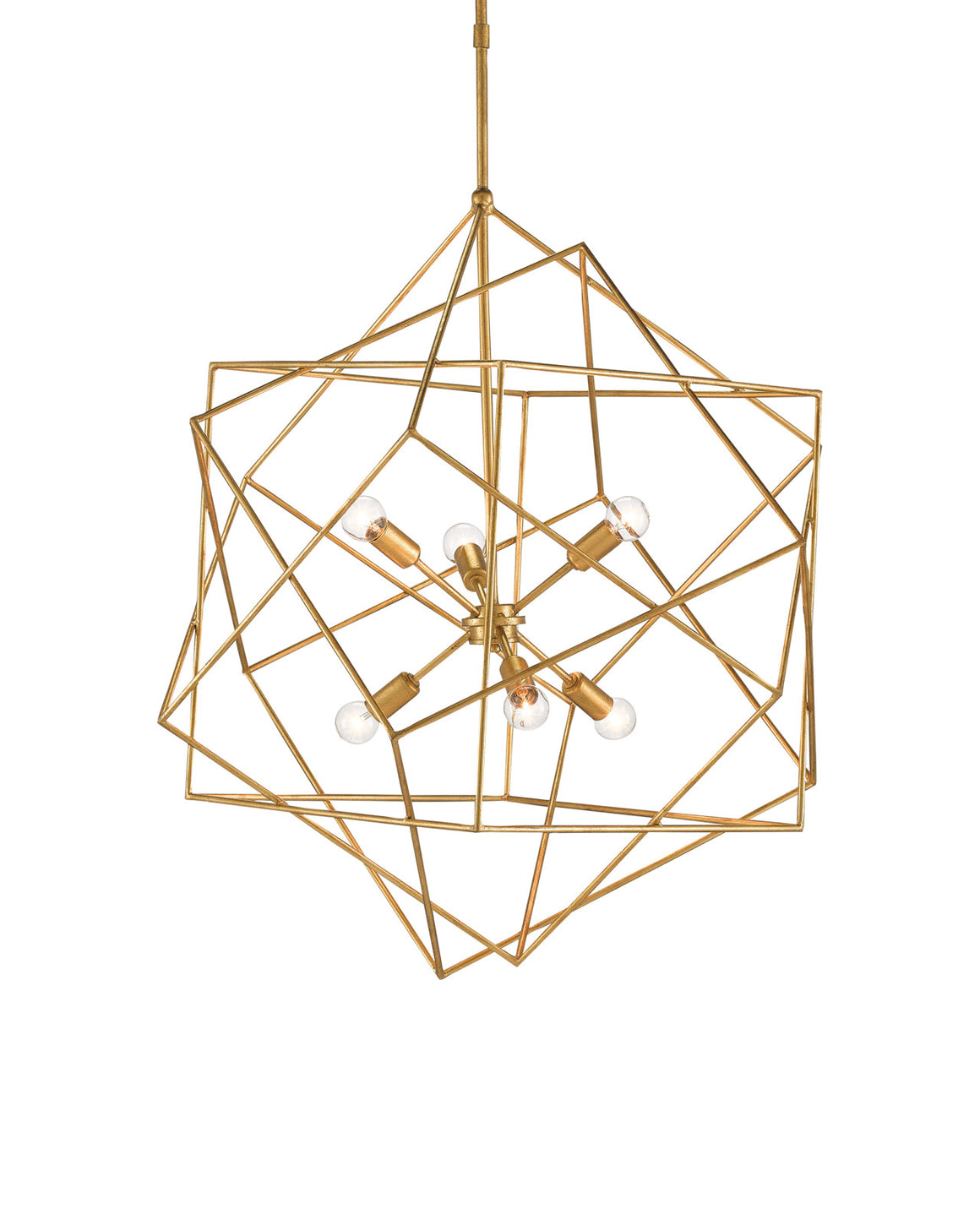 Aerial Gold Chandelier