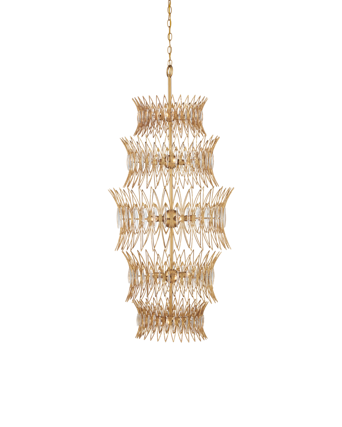Marquise Large Gold Chandelier