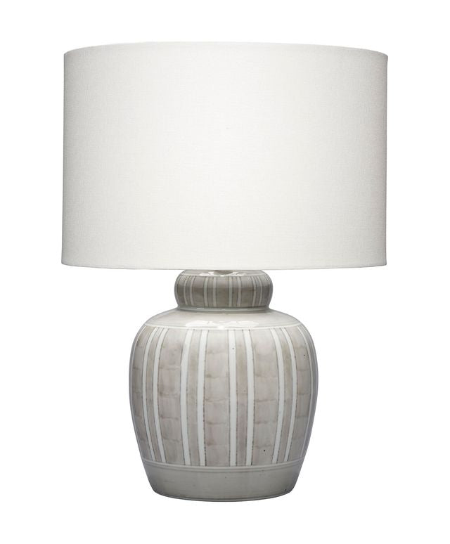 Arthur Ceramid Table Lamp, Grey