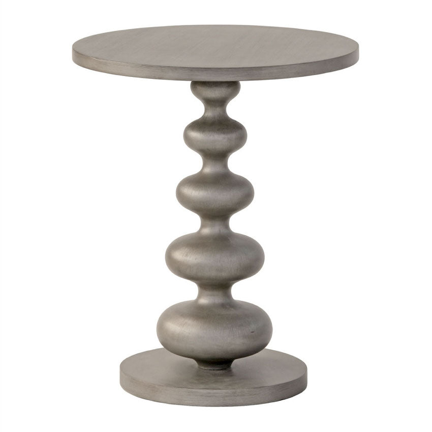Arden Round Side Table with Turned Pedestal