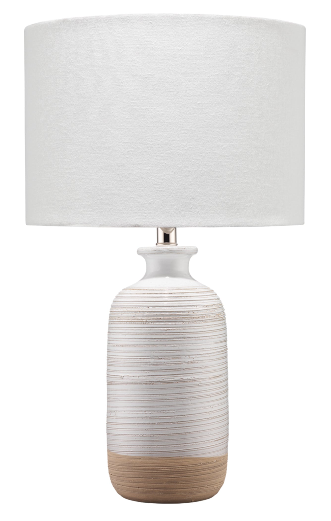 Ashwell Ceramic Table Lamp, White