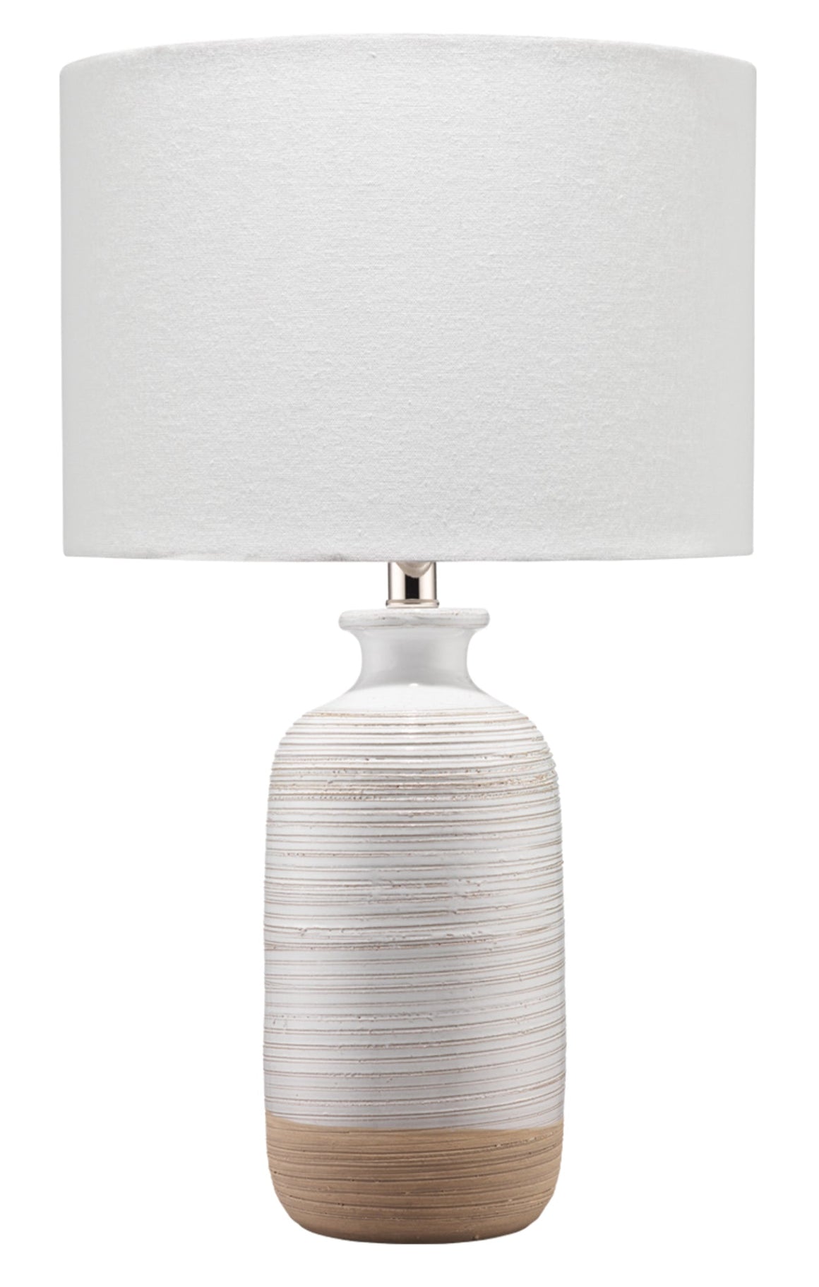 Ashwell Ceramic Table Lamp, White