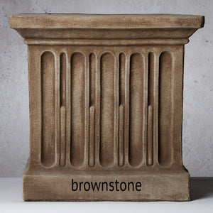 Accordion Stone Bench - Greystone Patina