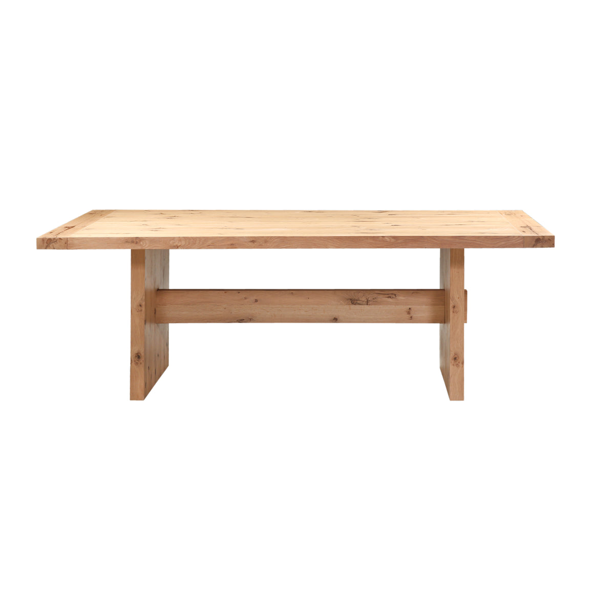 Alpine 85" Dining Table in Distressed Oak