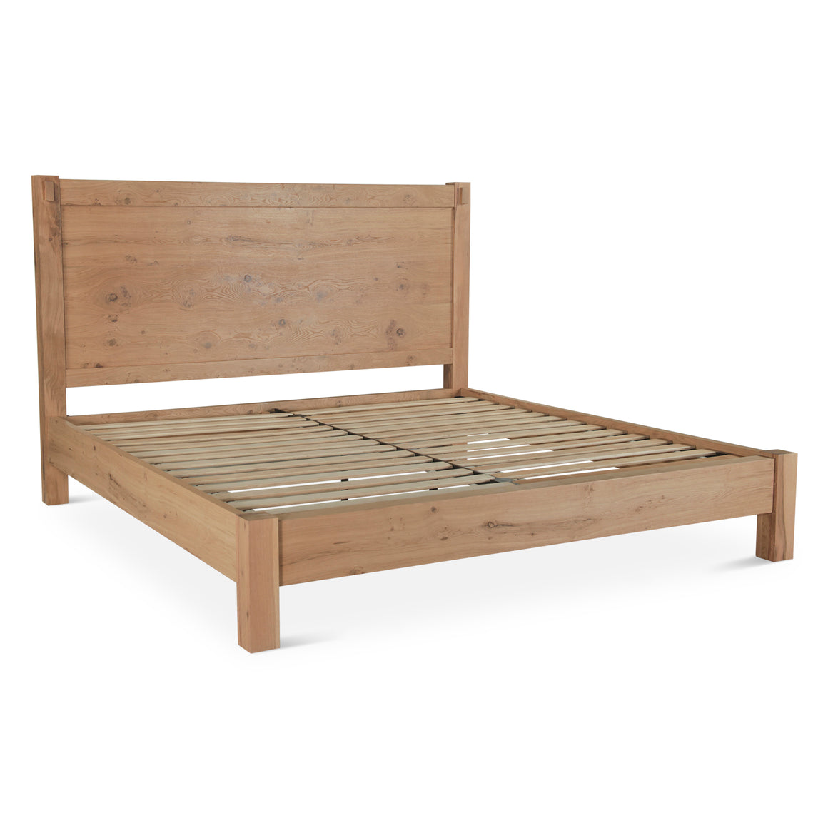Alpine King Bed in Distressed Oak