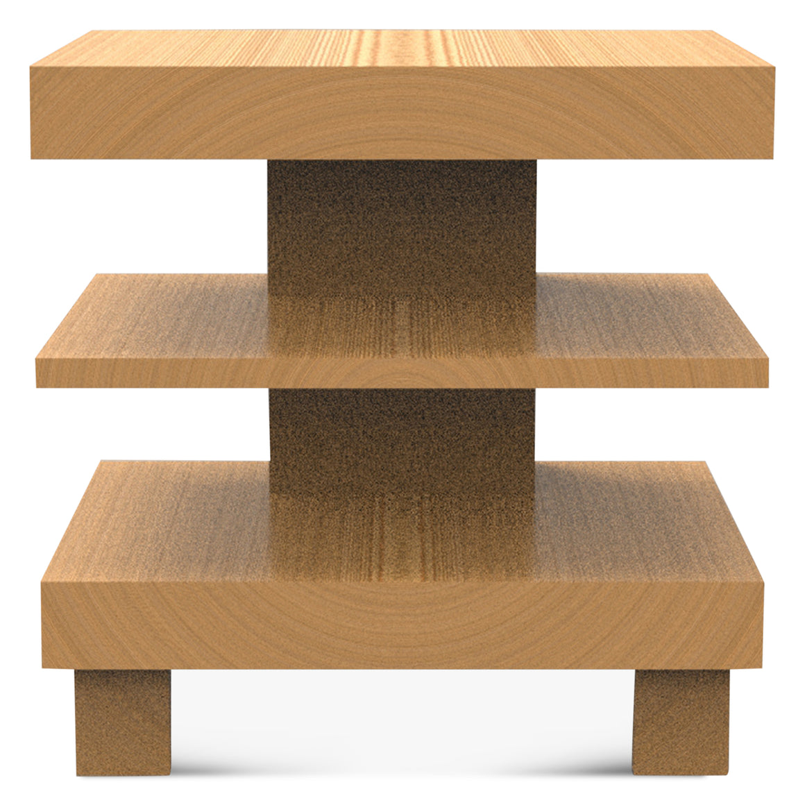 Alpine 24" Side Table in Natural Distressed Oak