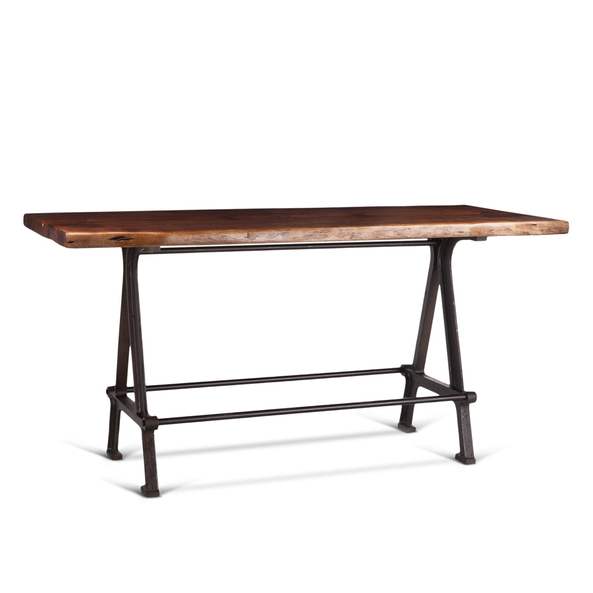 Artezia Gathering Table in Acacia with Walnut Finish